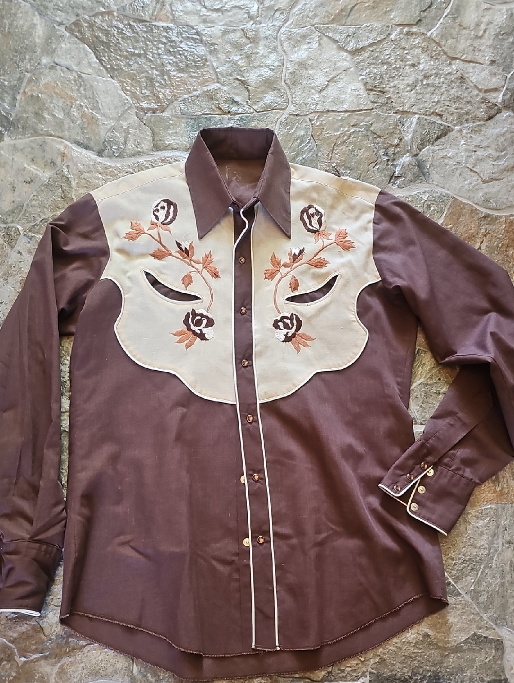 Vintage Western Embroidered Shirt